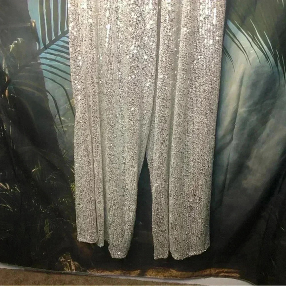 Strapless Sequin Jumpsuit - Picture 9 of 16